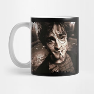 Smoking Wizard Magic World Mug